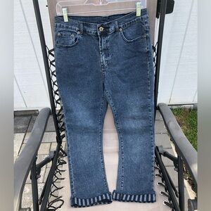 DG2 Diane Gilman Denim Stretch Ankle Jeans